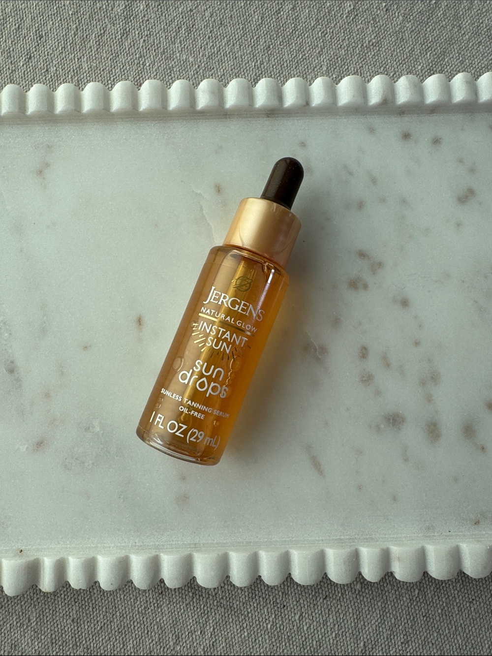 Jergens Natural Glow Instant Sun Drops - Amber-Gold Self-Tanning Serum